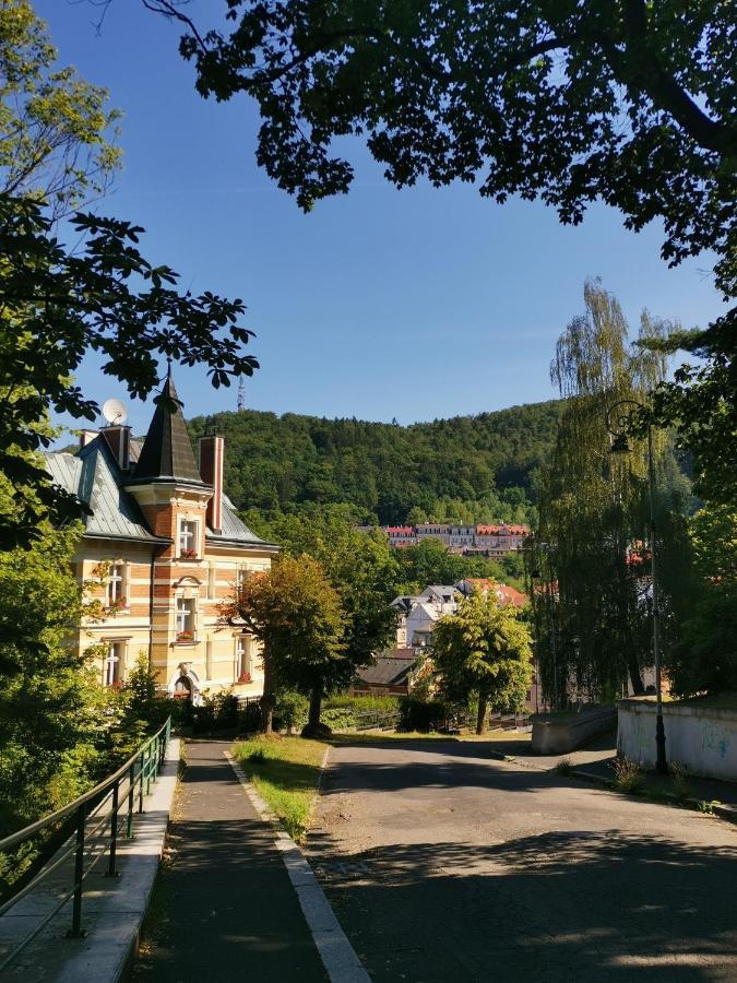 Ubytovani Ester - Utulny Byt V Lazenskem Centru Karlovych Varu Se Zahradkou Apartment Karlovy Vary Exterior foto
